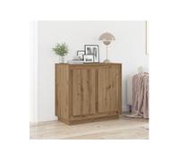 Buffet Artisan Chêne 80x34x75 cm Bois d ingénierie
