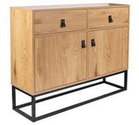 Buffet aspect bois et métal Abbott Naturel G