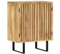 Buffet avec 2 portes 55x35x70 cm bois massif de manguier