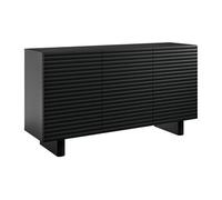 Buffet avec 3 portes en MDF - Noir - LUDIMA