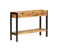 Buffet 3 Tiroirs Bois de Récupération Massif Table Console Rangement vidaXL