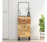 Buffet avec 3 tiroirs 40x33,5x75 cm bois massif de manguier352905