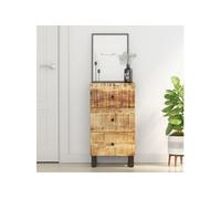Buffet avec 3 tiroirs 40x33,5x75 cm bois massif de manguier352905