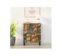 Buffet avec 4 portes 60x33x75 cm bois massif de récupération352919