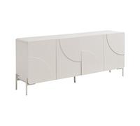 Buffet avec 4 portes en MDF - Beige - ZELINARO