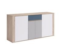 Buffet avec 4 portes et 1 tiroir - Multicolore - FILUTIA