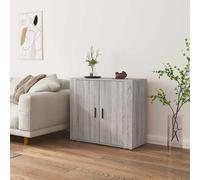Buffet Chêne Sonoma 80x33x70 cm Bois d'Ingénierie Armoire Rangement vidaXL