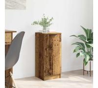vidaXL Buffet Sonoma Gris – Bois d'ingénierie – 30 x 30 x 70 cm