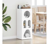 vidaXL Buffet Blanc brillant 40 x 35 x 100.5 cm Bois d'ingénierie