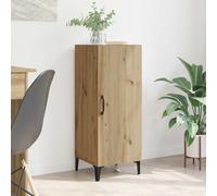 Buffet avec étagère Montage mural avec porte Bois d'ingénierie Moderne vidaXL vi