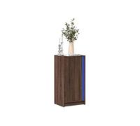 vidaXL Buffet avec LED bois d'ingénierie chêne marron 42,5x34x85 cm