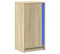 Buffet avec LED chêne sonoma 42,5x34x85 cm bois d ingénierie
