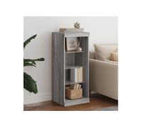 Buffet avec Lumières LED, Armoire avec Eclairage, Meuble de Rangement, Organisateur de Salon Salle de Séjour, 836733