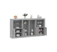 Buffet avec Lumières LED, Armoire avec Porte, Meuble de Rangement, Organisateur de Salon Entrée Salle de Séjour, 3209187