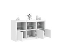 Buffet avec lumières LED blanc 123x37x67 cm3209058
