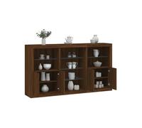 vidaXL Buffet avec Lumières LED, Armoire avec Porte, Meuble de Rangement, Organisateur de Salon Entrée Salle de Séjour, 3209183