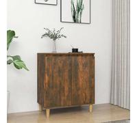 Buffet avec Pieds en Bois Chêne Sonoma Aggloméré Armoire Latérale vidaXL