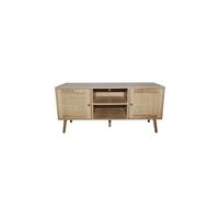 Concept Usine Buffet Cange – portes effet cannage, 2 niches, 120 cm