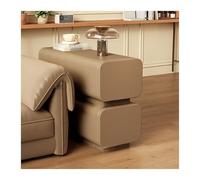 Buffet avec rangement Buffet de canapé ultra étroit, léger, luxueux, sensation haut de gamme, bois massif, petit salon, buffet sandwich, table d'appoint simple et moderne Meuble de rangement(Coffee)
