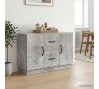 vidaXL Buffet Chêne fumé 89 x 34,5 x 57 cm Bois d'ingénierie