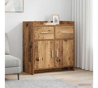 vidaXL Buffet Chêne fumé 75 x 36 x 80 cm Bois d'ingénierie avec tiroir pour salle à manger