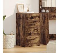 Buffet Vidaxl Chêne Fumé 40x41x75 Cm Bois Reconstitué
