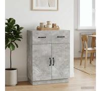 vidaXL Buffet Chêne fumé 66 x 34,5 x 87 cm Bois d'ingénierie