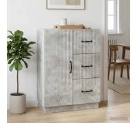 vidaXL Buffet Chêne Artisanal 66 x 34,5 x 87 cm Bois d'ingénierie, Salon, Meuble de Rangement Moderne, mobilier de Salle à Manger, Cabinet Pratique pour Une Belle Organisation