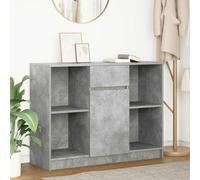 Buffet avec tiroir chêne noir 101x35x76 cm bois d'ingénierie vidaXL