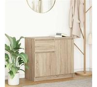vidaXL Buffet avec tiroir en chêne sonoma 71x35x65 cm bois d'ingénierie