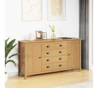 Buffet avec tiroir HILL Marron miel 154 x 40 x 80 cm Pin massif vidaXL
