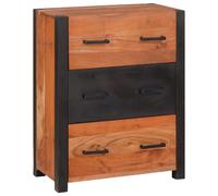 Buffet avec tiroir Marron 55 x 30 x 75 cm Bois d'Acacia Massif vidaXL