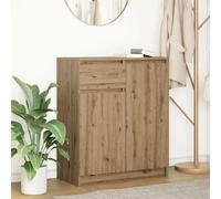 Buffet avec tiroir vieux bois 71x35x84 cm bois d'ingénierie vidaXL