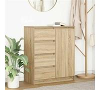 Buffet avec tiroirs chêne sonoma 71x35x84 cm bois d ingénierie Marron