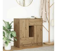 Buffet avec tiroirs et portes chêne sonoma 70,5x34x74,5 cm vidaXL