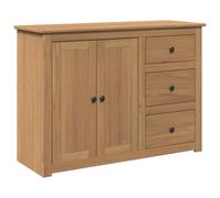 vidaXL Buffet avec tiroirs Panama 112x40x80 cm bois massif de pin, meuble de rangement, meuble de rangement de cuisine, 4016385