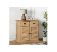 Buffet avec tiroirs VIGO 78x40x75 cm bois massif de pin