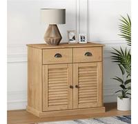Buffet avec tiroirs VIGO 78x40x75 cm bois massif de pin Bois G