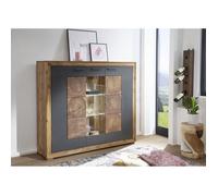 Buffet avec vitrine - Bois de palissandre teinté (Marron) - TURIN #10