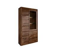 Buffet avec vitrine - Bois Massif de Palissandre huilé - Toronto #111