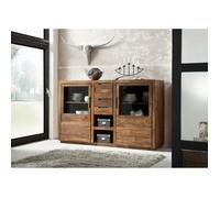 Buffet avec vitrine - Bois massif de palissandre laqué - DUKE #113
