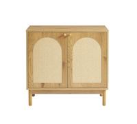 Buffet BAAMA Effet chêne et cannage rotin
