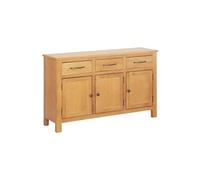 Helloshop26 Buffet bahut Armoire Console Meuble de Rangement 112 cm Bois de chêne Massif 4402269