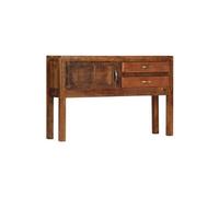 Buffet bahut armoire console meuble de rangement 118 cm bois de manguier massif 4402275