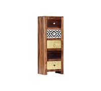 Buffet bahut armoire console meuble de rangement latérale 110 cm bois solide