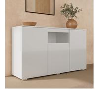 Buffet bahut - Blanc - NEVADA - 140 x 82 x 40 cm