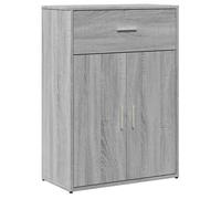 Helloshop26 Buffet bahut Commode Armoire Meuble de Rangement Organisateur Cuisine Salle de séjour Salon Sonoma 60 x 30 x 84 cm Bois d'ingénierie Gris 02_0036384