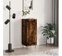 Buffet Bahut de Salon,Armoire de Cuisine, Chêne fumé 34,5x34x90 cm ,bois d'ingénierie BONNIE B97064085