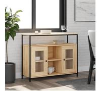 Buffet Bahut de Salon,Armoire de Cuisine, chêne sonoma 100x35x80 cm ,bois d'ingénierie BONNIE B74296030