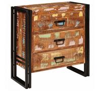 Buffet - bahut - enfilade Vidaxl Buffet avec tiroir Marron 66 x 33 x 70 cm Bois massif recyclé